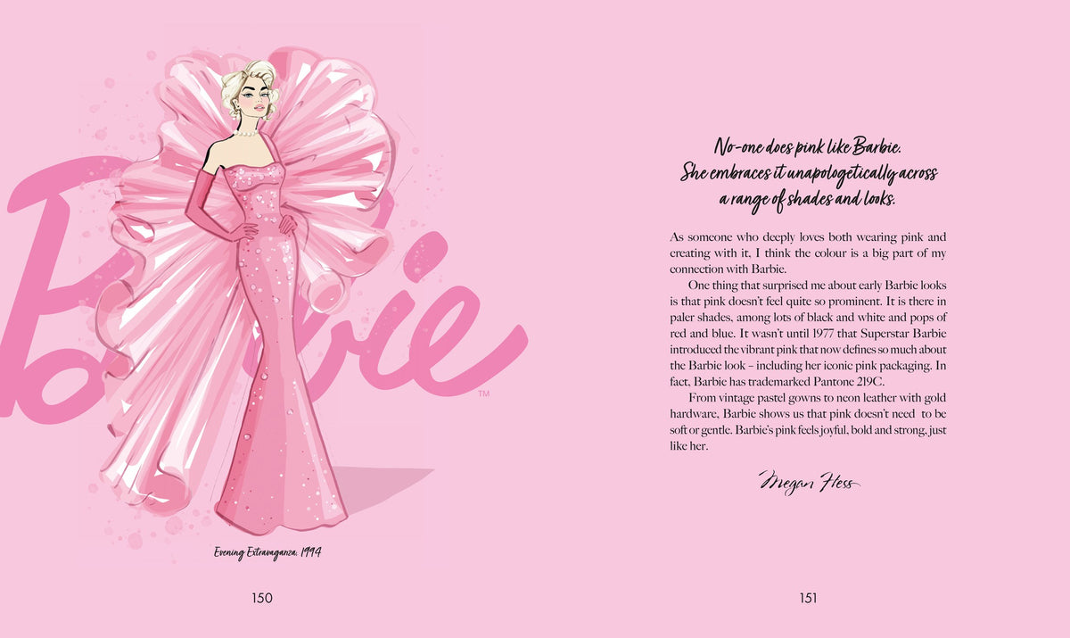 Barbie: A Fashion Icon: Barbie's Most Iconic Fashion Moments, Illustrated by Megan Hess, in Collaboration with Mattel image 8