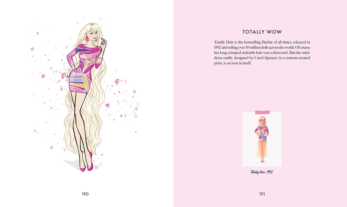 Barbie: A Fashion Icon: Barbie's Most Iconic Fashion Moments, Illustrated by Megan Hess, in Collaboration with Mattel image 9