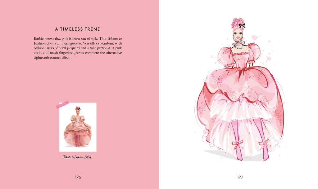 Barbie: A Fashion Icon: Barbie's Most Iconic Fashion Moments, Illustrated by Megan Hess, in Collaboration with Mattel image 11