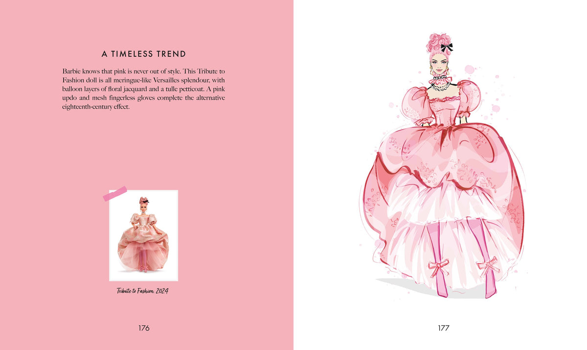 Barbie: A Fashion Icon: Barbie's Most Iconic Fashion Moments, Illustrated by Megan Hess, in Collaboration with Mattel image 11