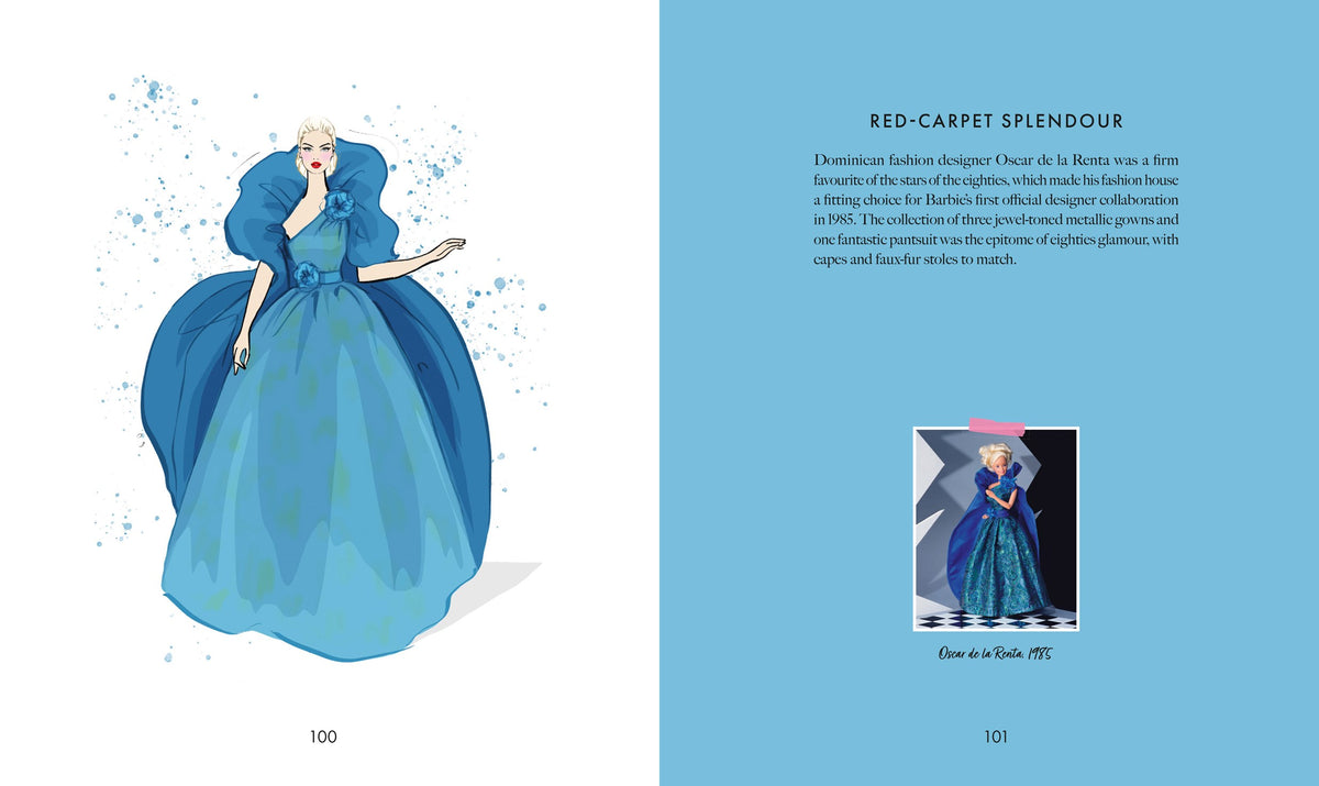 Barbie: A Fashion Icon: Barbie's Most Iconic Fashion Moments, Illustrated by Megan Hess, in Collaboration with Mattel image 13