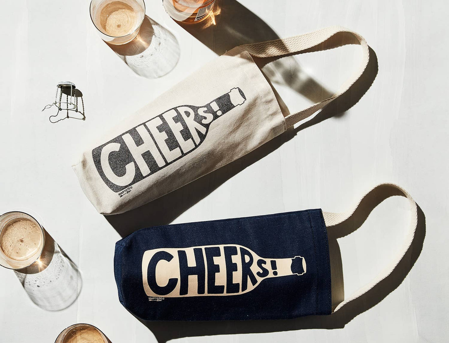 Cheers! Single Wine Tote