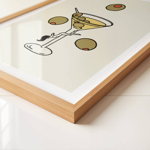 "Dirty Martini" Wall Art: 11x14