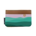 Card Holder Wallet - Prints: No. 50 (Pink Sky)