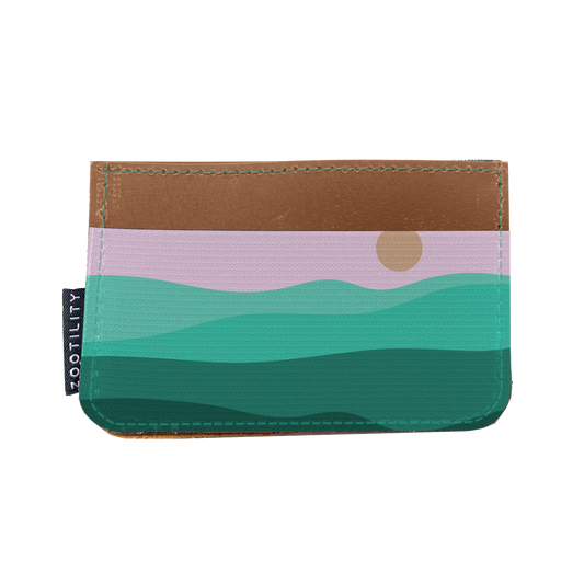 Card Holder Wallet - Prints: No. 50 (Pink Sky)