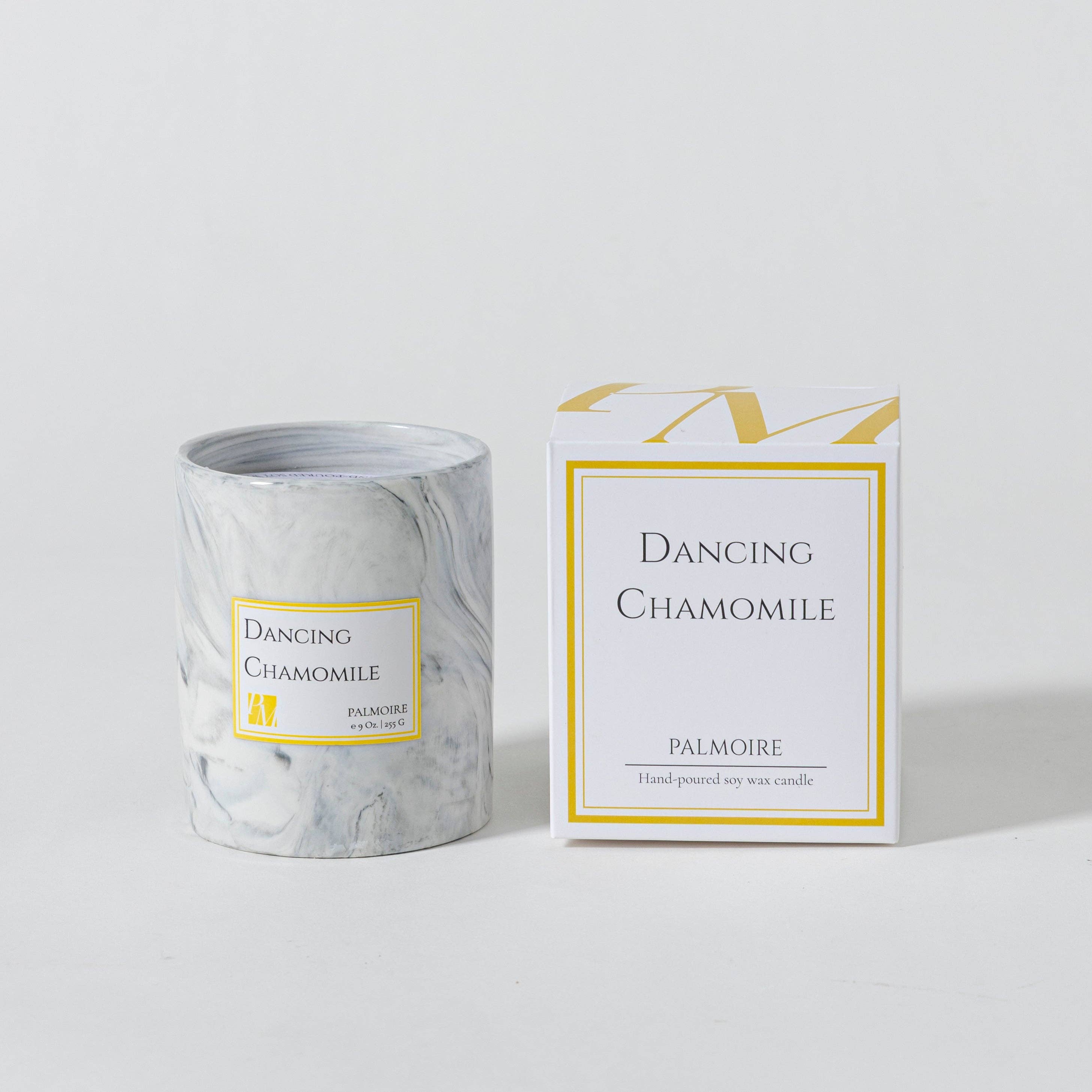 Dancing Chamomile Soy Wax Candle 9 Oz