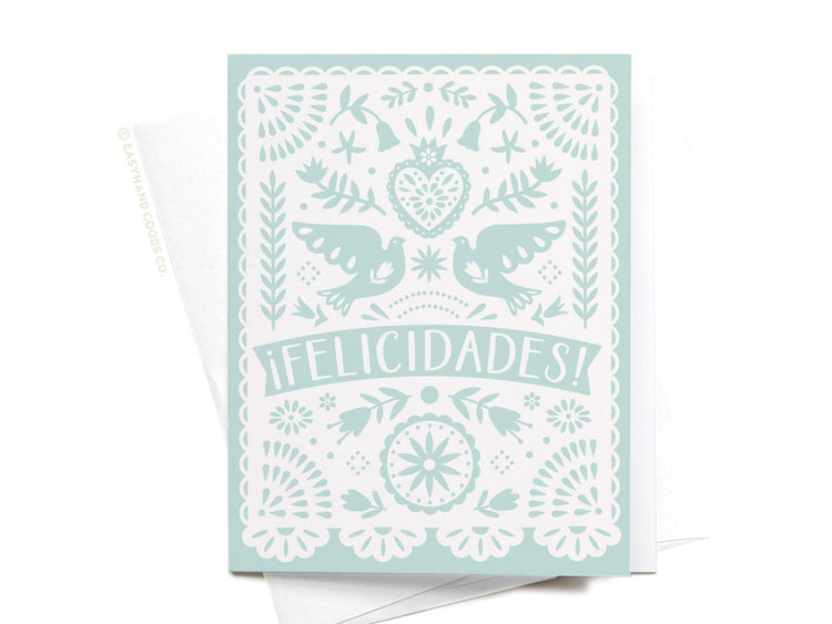 Felicidades Papel Picado Greeting Card