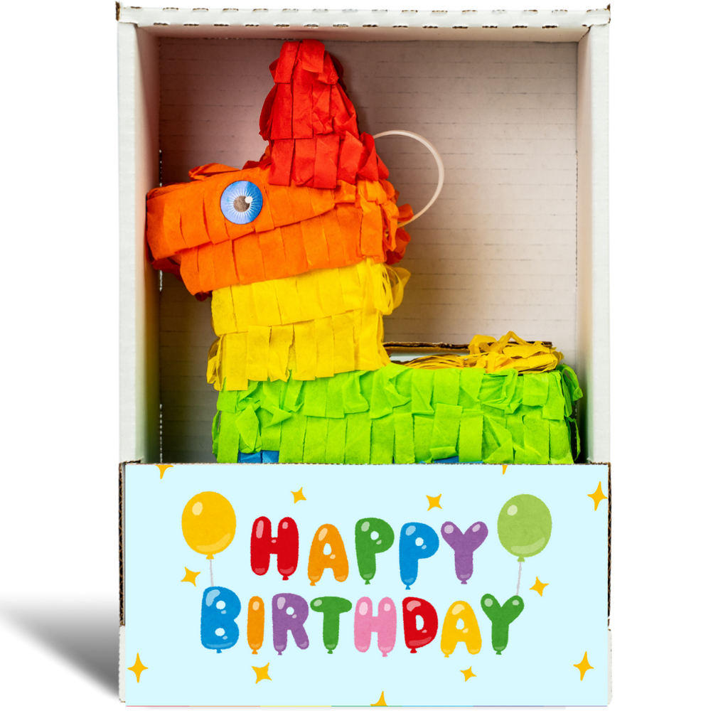 Rainbow Balloon Birthday Piñatagram