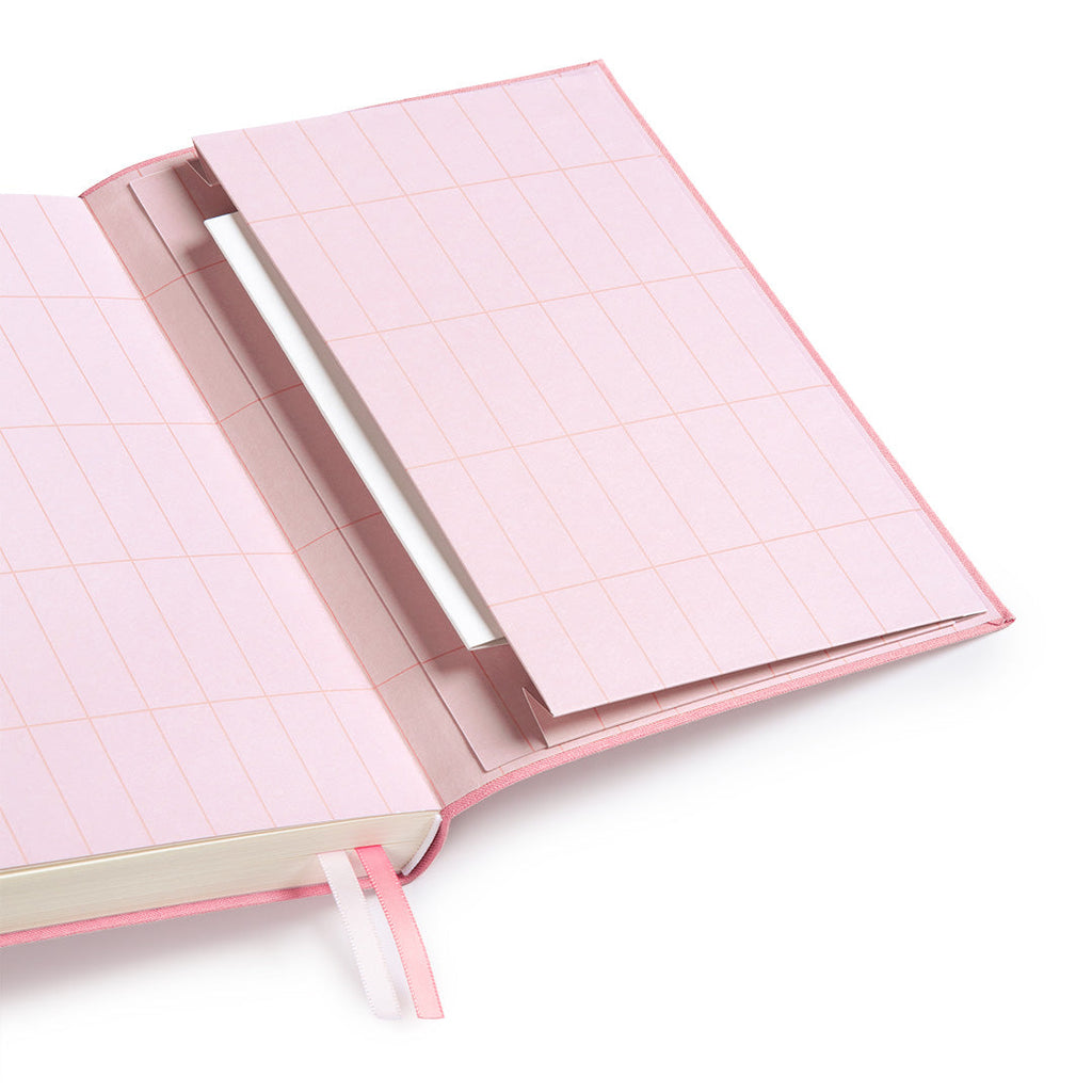 Pink Fabric Daily Planner