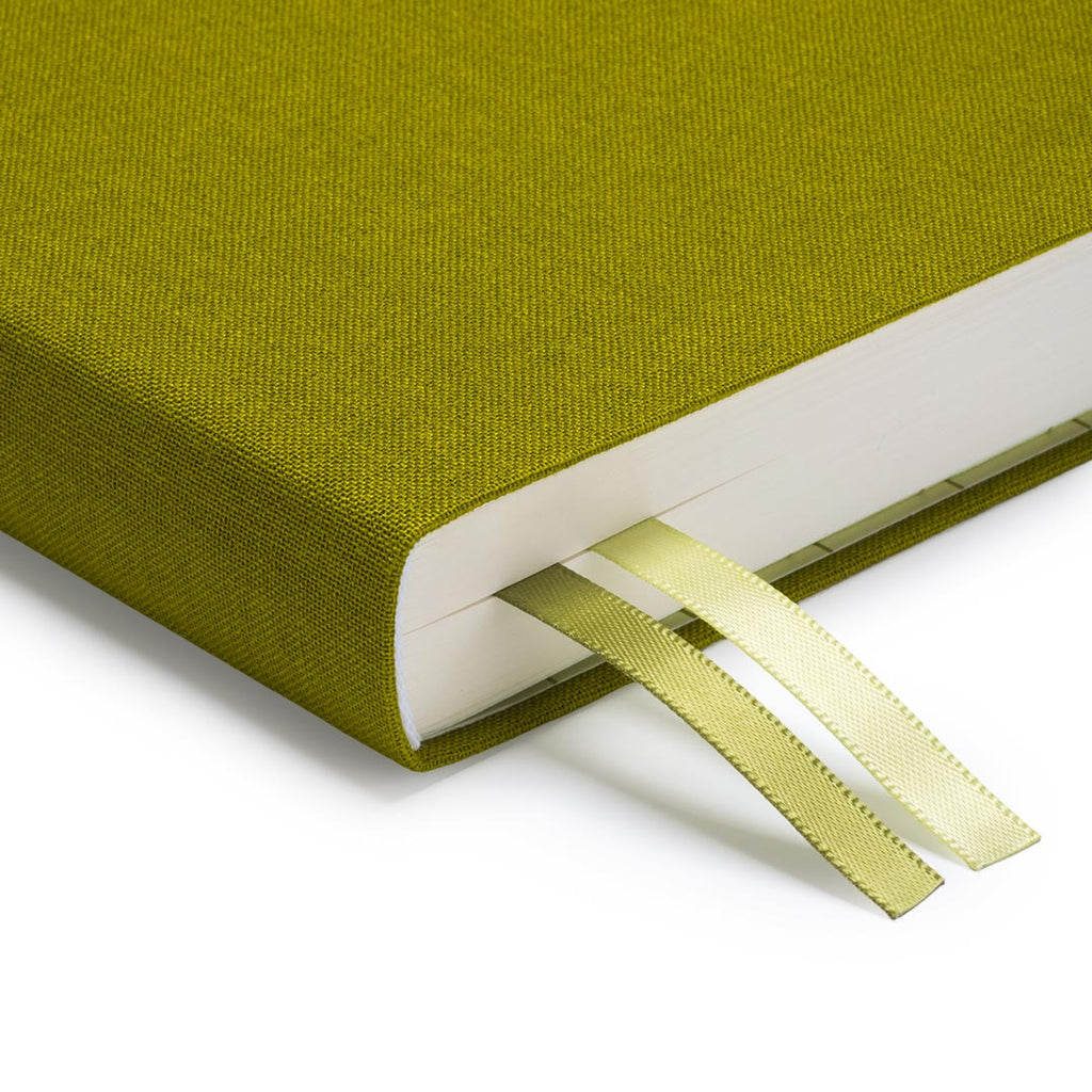 Olive Green Fabric Daily Planner