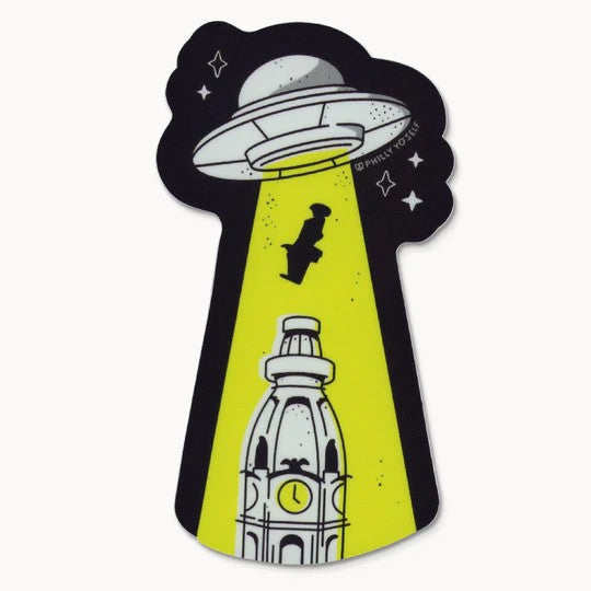 Abduction at City Hall Sticker