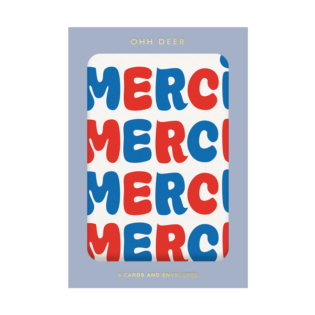 Merci Merci Merci Card Pack