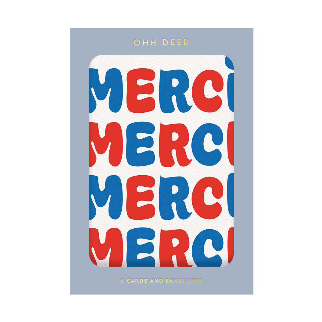 Merci Merci Merci Card Pack
