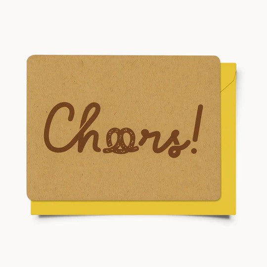 Cheers Pretzel Card