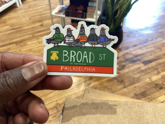 Broad Street Pigeons Sticker