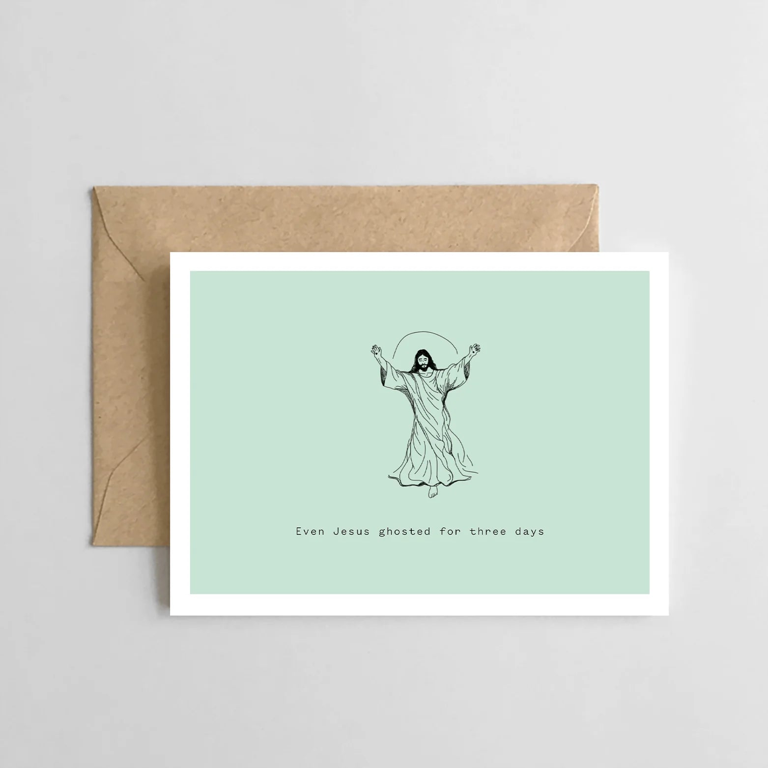 Jesus Ghosted Easter Card
