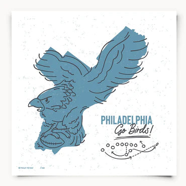 Go Birds! Print (12x12)