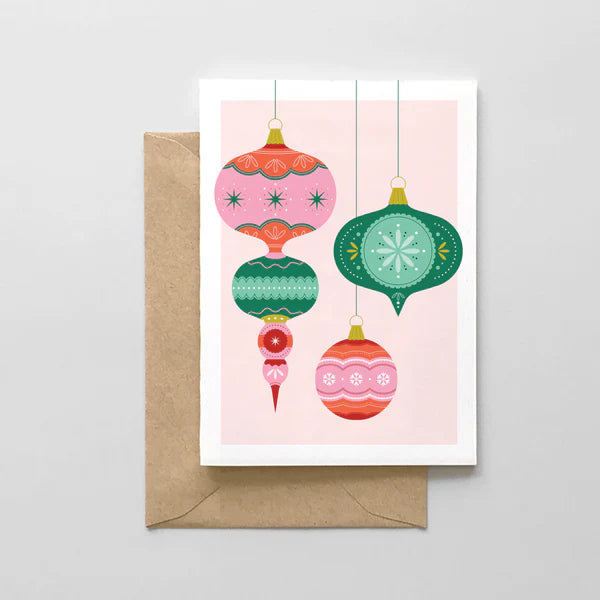 Colorful Ornament Design Card