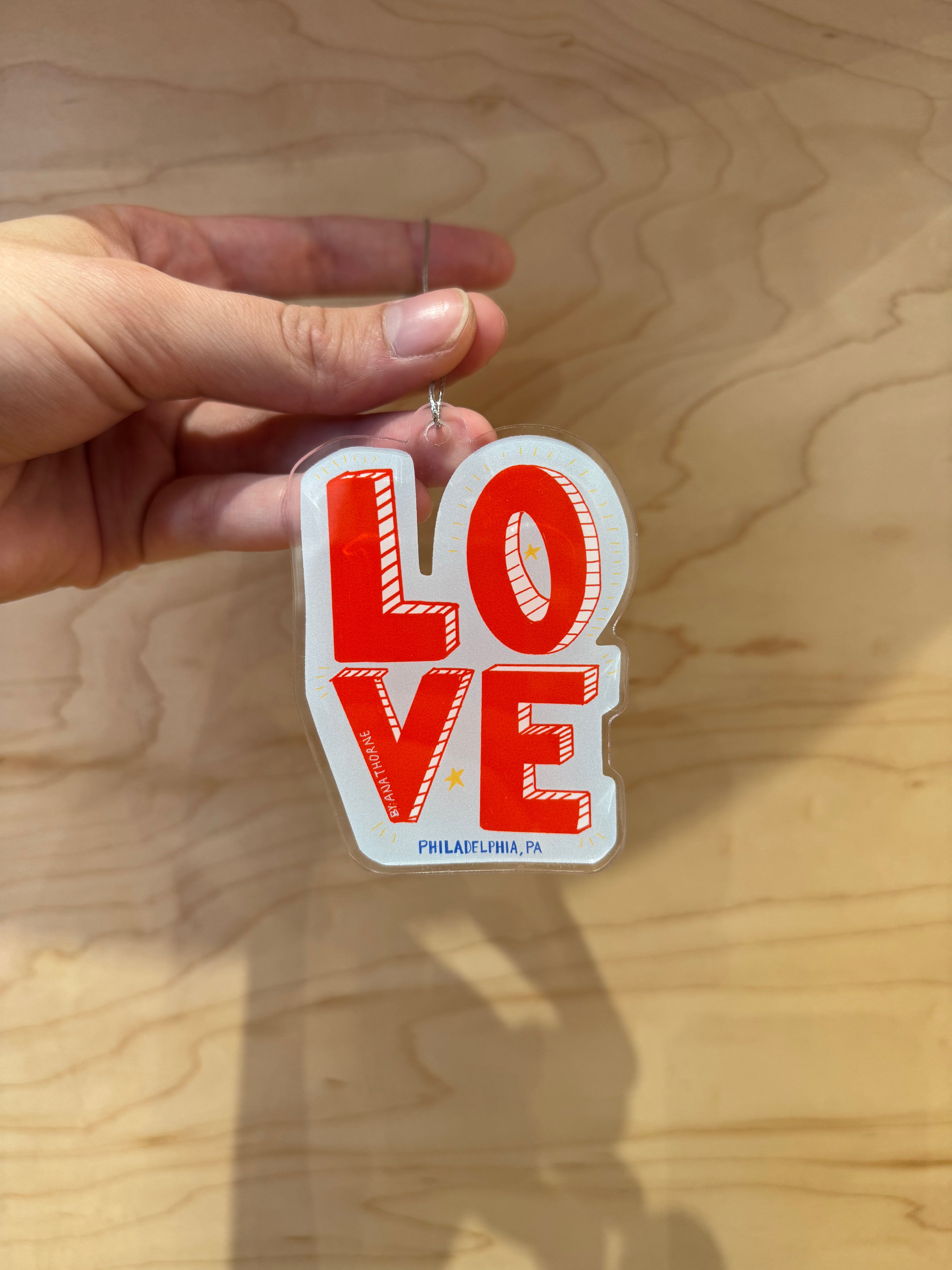 Philly LOVE Ornament
