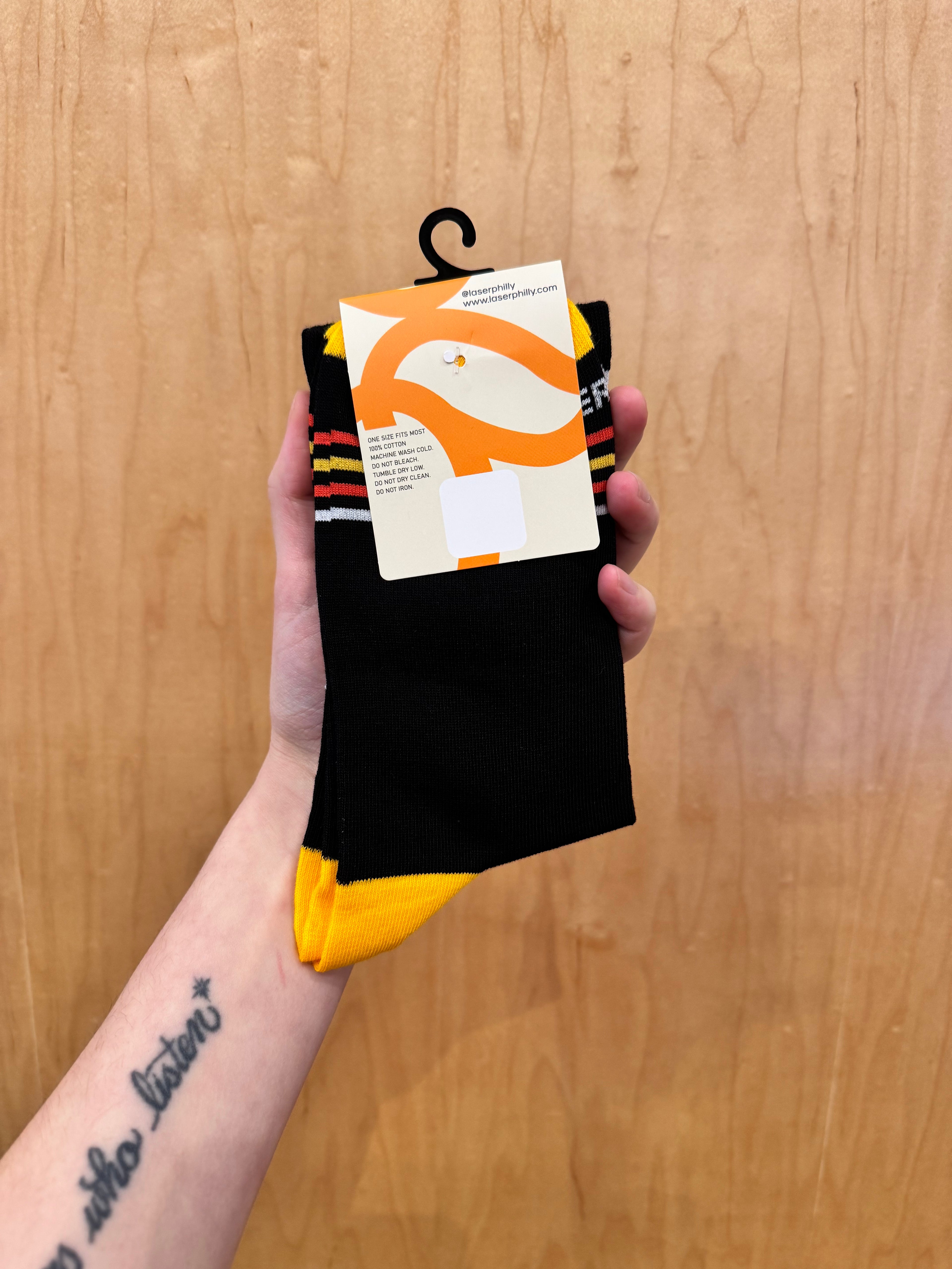 Laser Philly ‘I’m Coming to the Cottage’ Socks