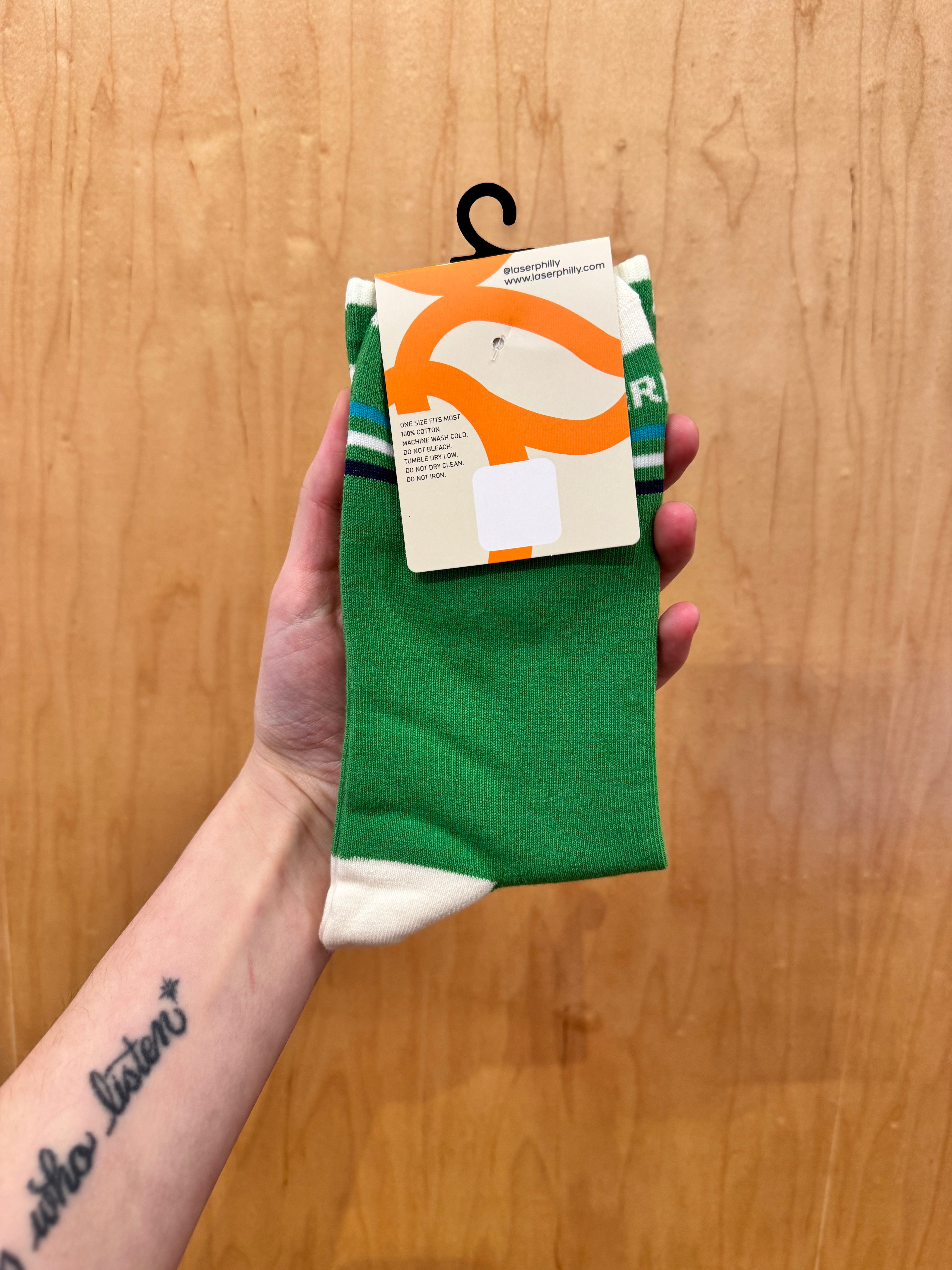 Laser Philly 'Plants Are My Love Language' Socks