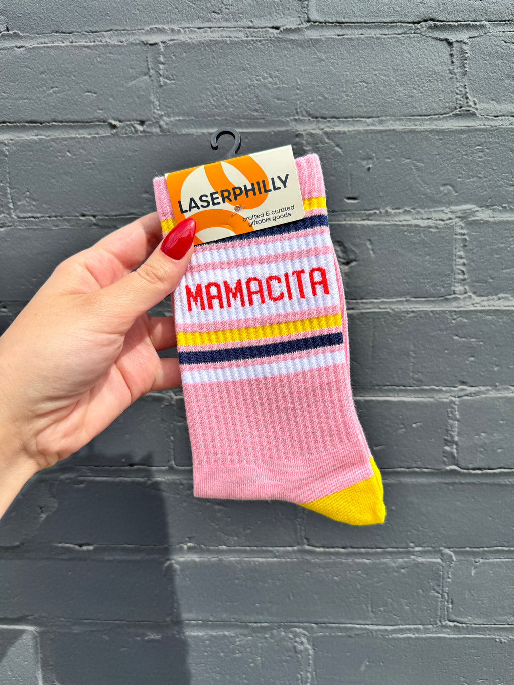 Mamacita Laser Philly Socks