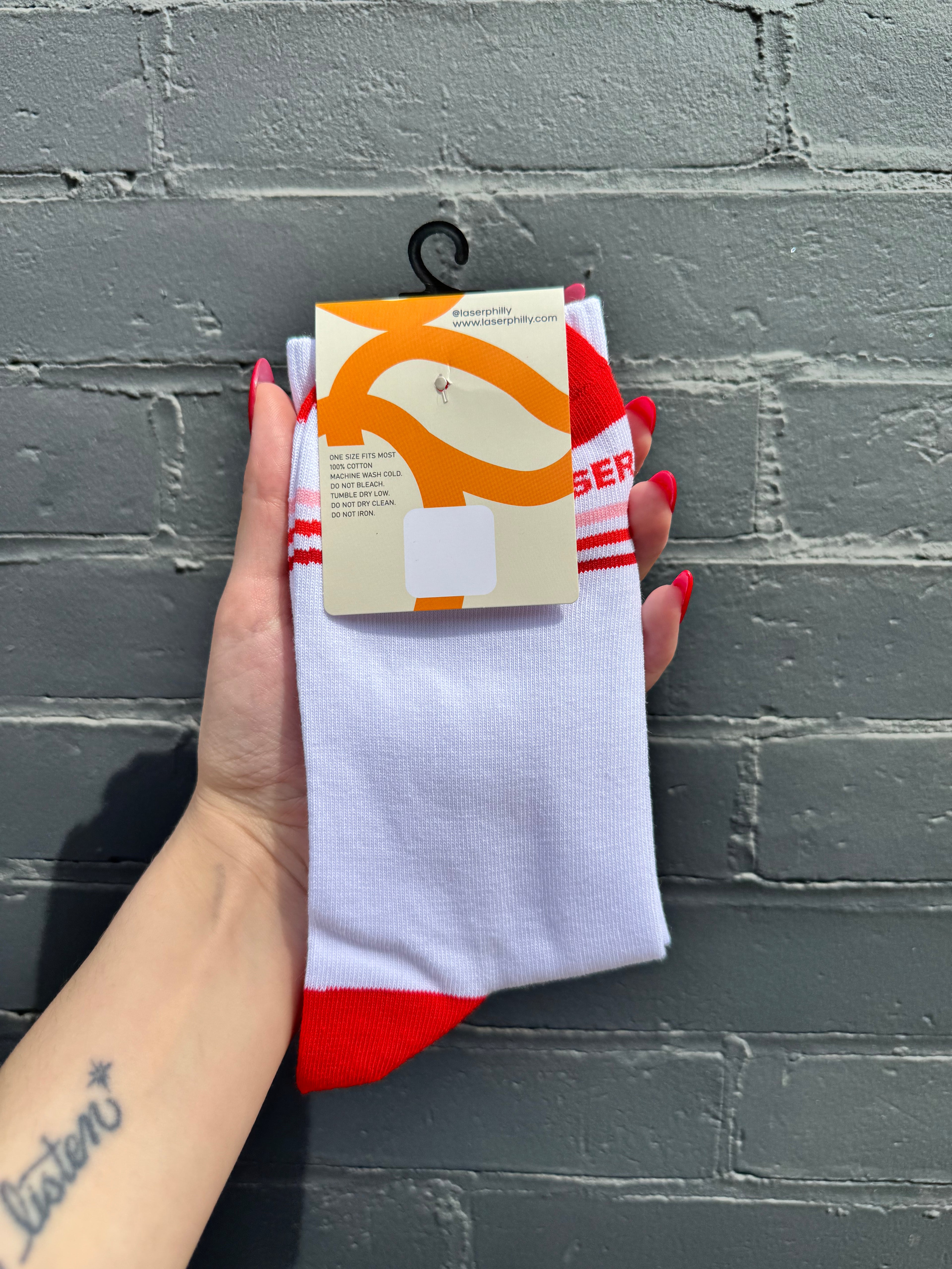 ‘Trophy Wife’ Laser Philly Socks