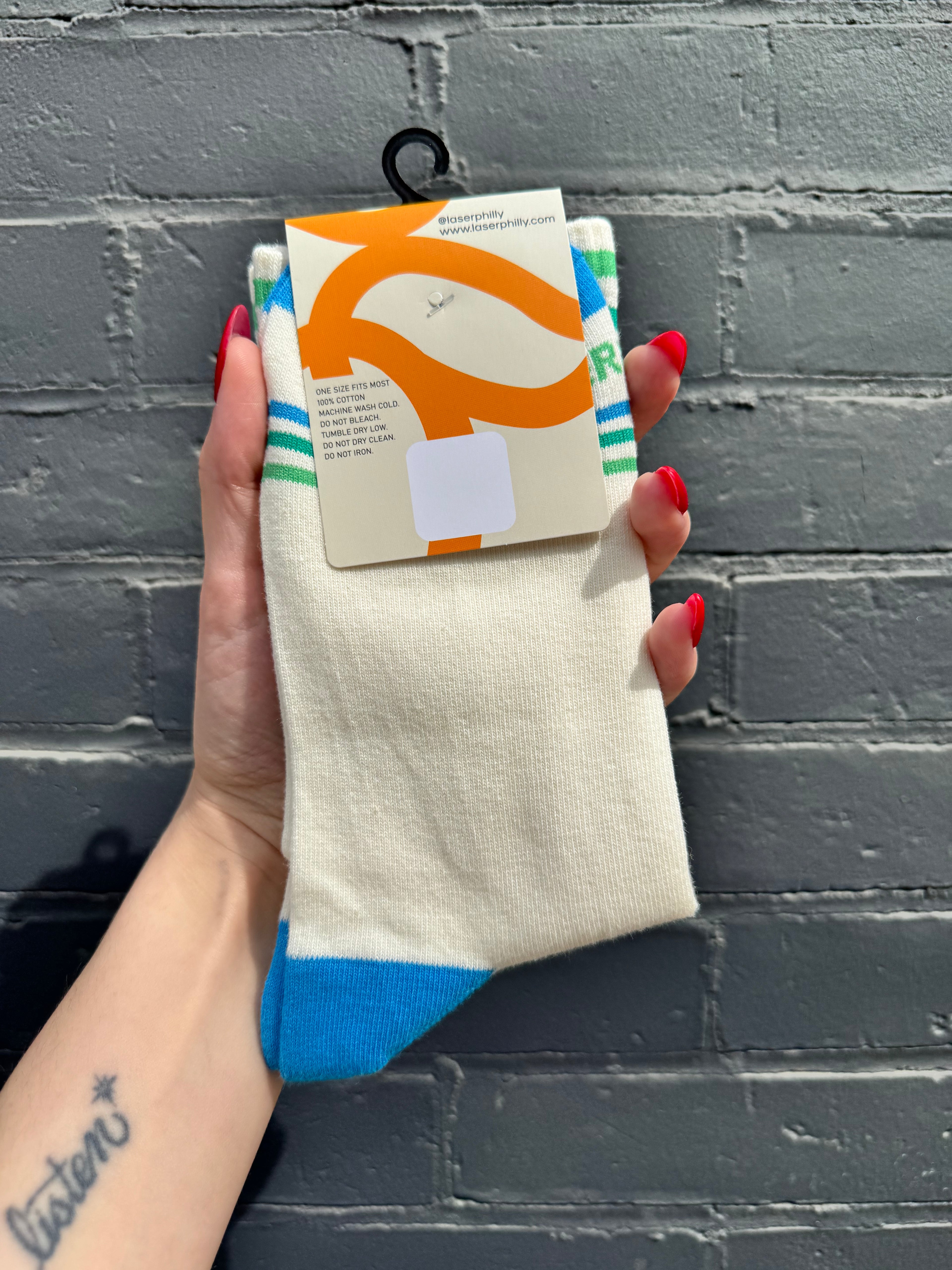 ‘Yoga Is My Therapy’ Laser Philly Socks
