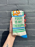‘Yoga Is My Therapy’ Laser Philly Socks