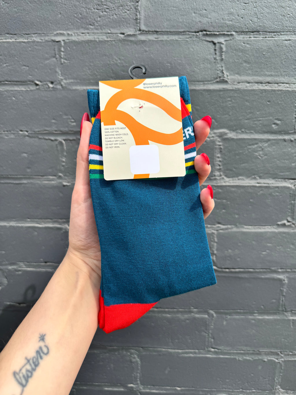 Papacito Laser Philly Socks