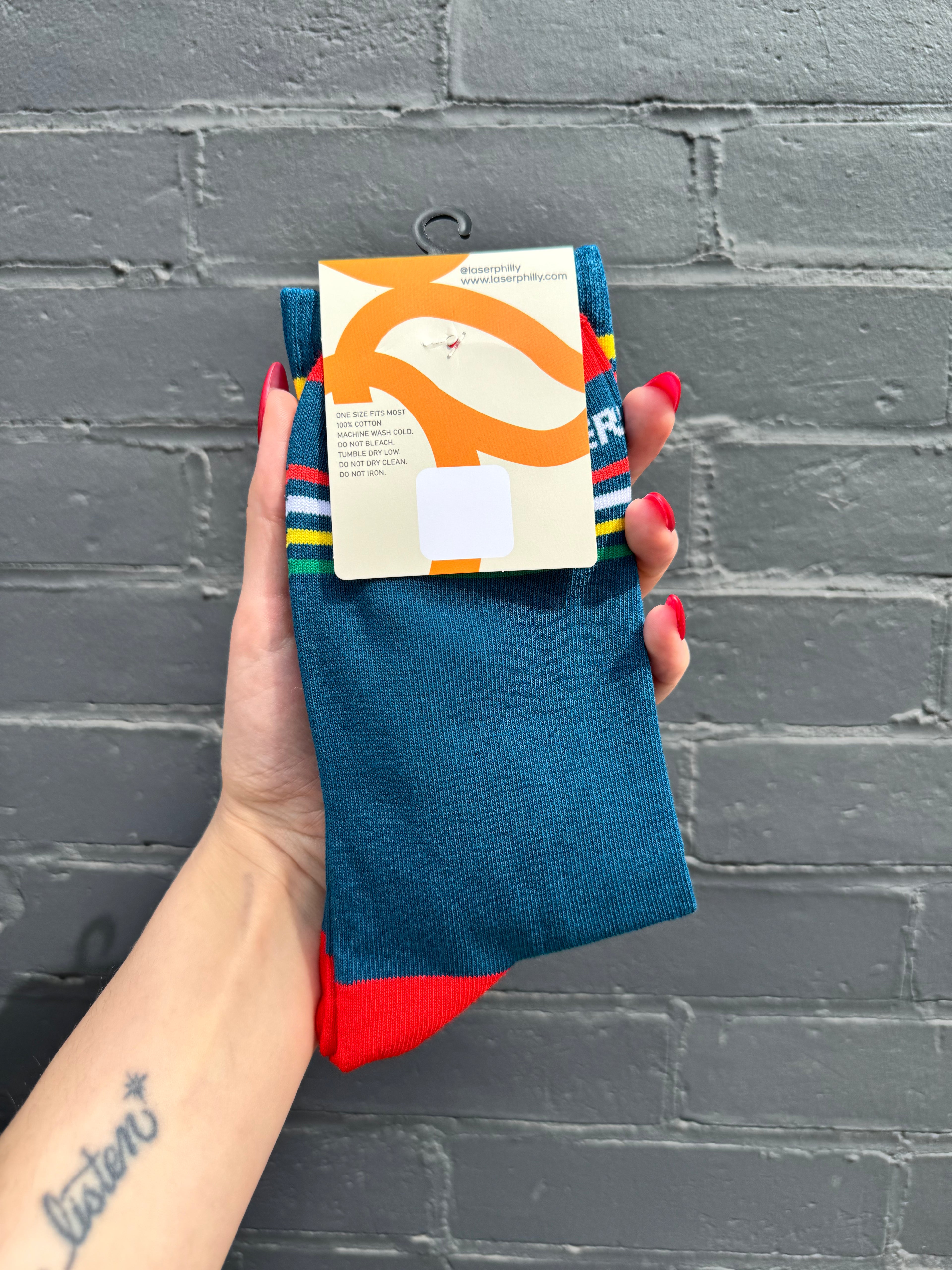 Papacito Laser Philly Socks