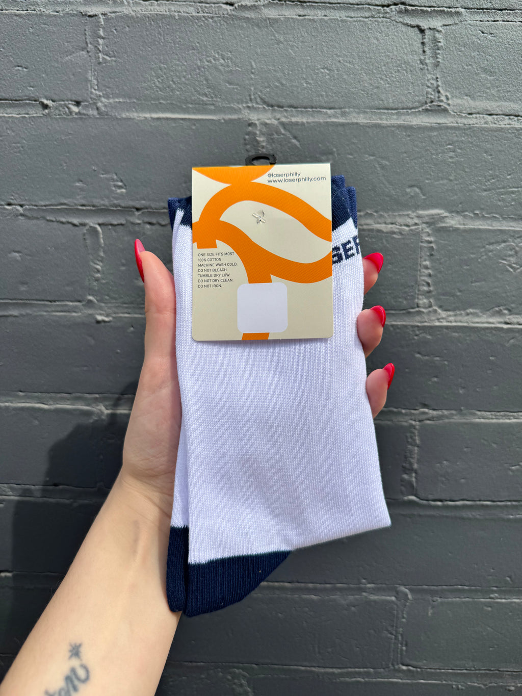 'Be Kind (Of A Bitch)' Laser Philly Socks