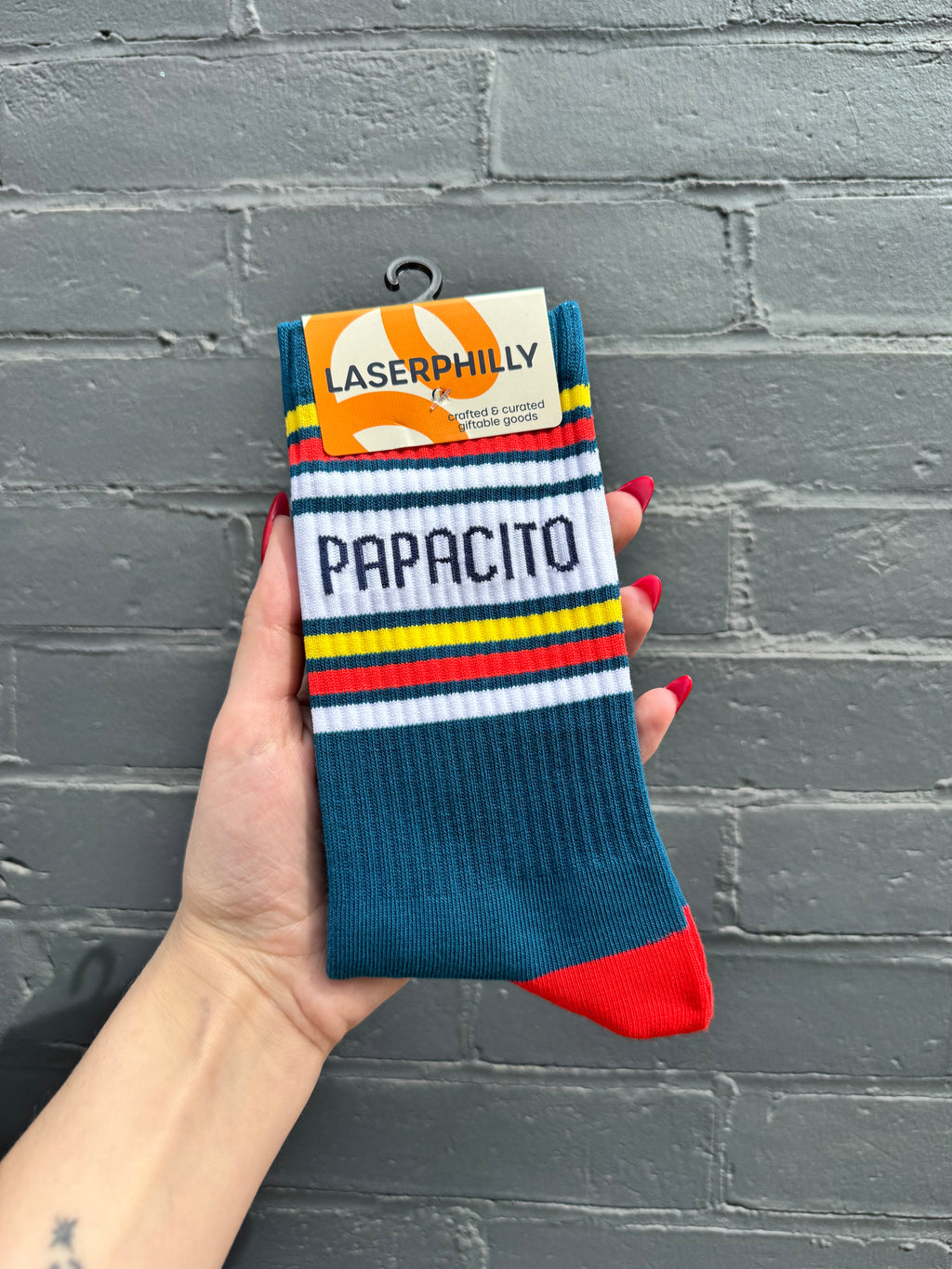 Papacito Laser Philly Socks