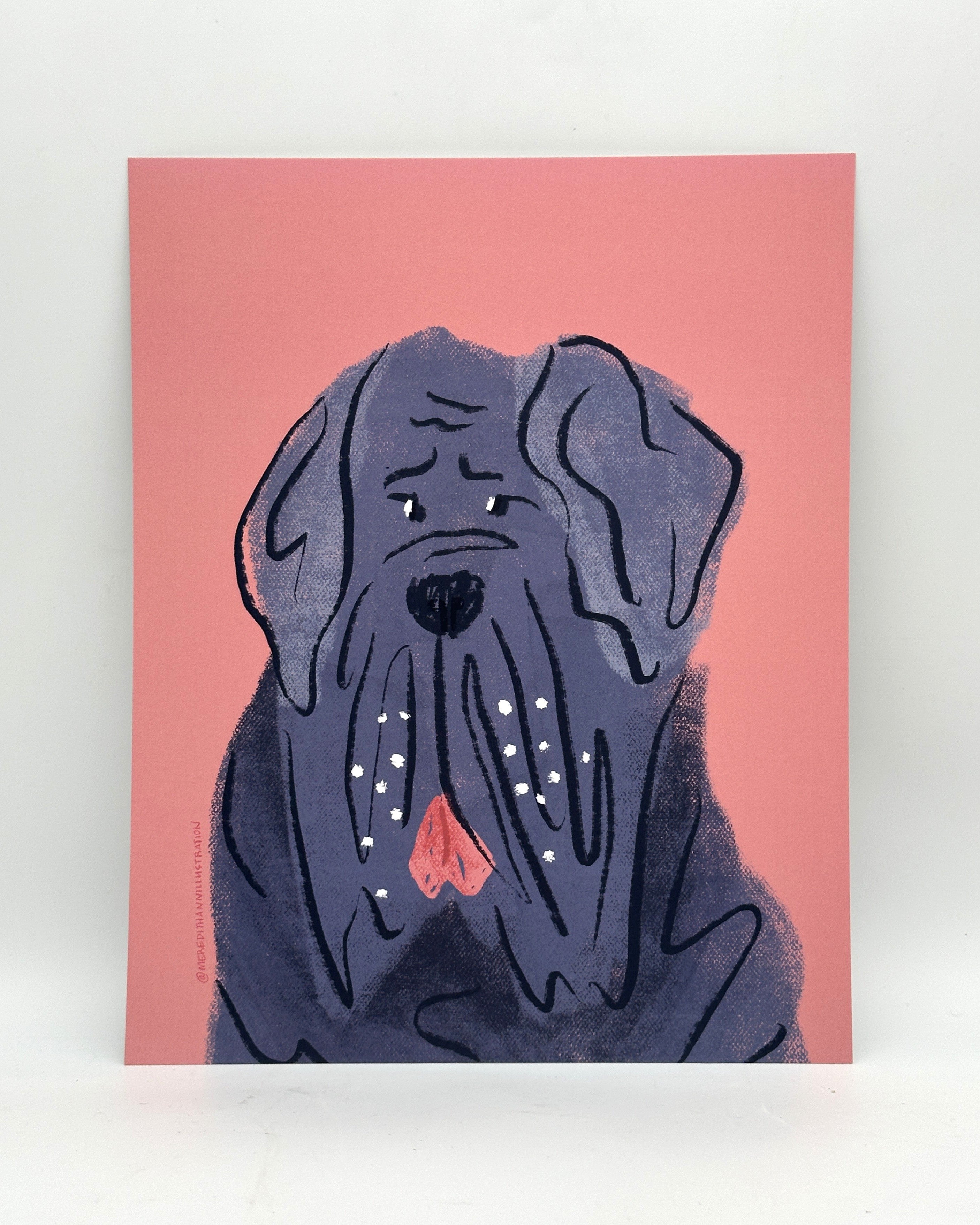 Hound Dog Print (8x10 or 11x14)