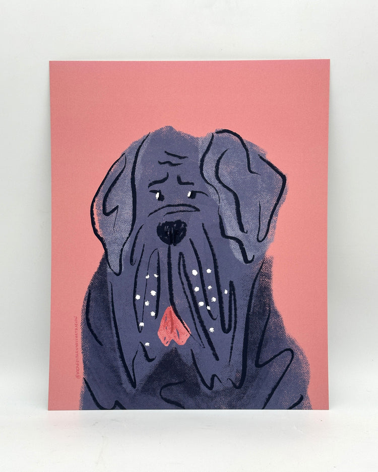 Hound Dog Print (8x10 or 11x14)