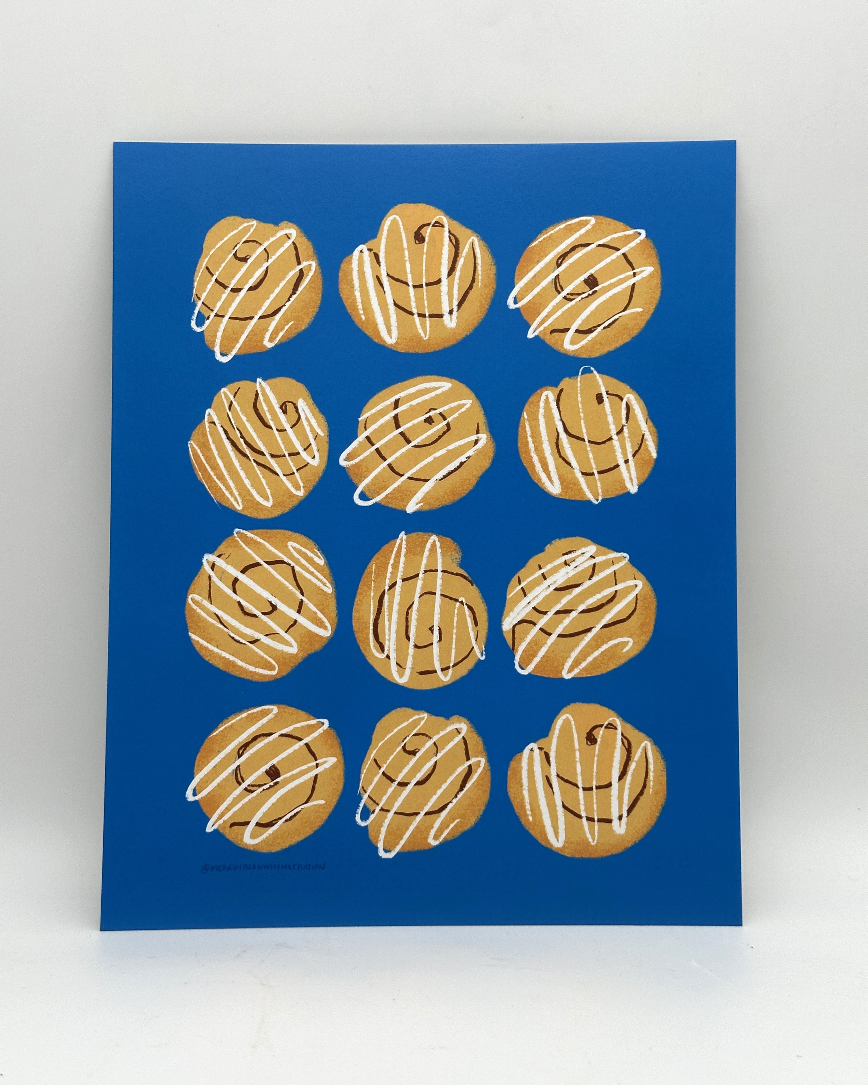 Cinnamon Buns Print (8x10 or 11x14)