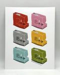 Colorful Sewing Machines Print (8x10 or 11x14)