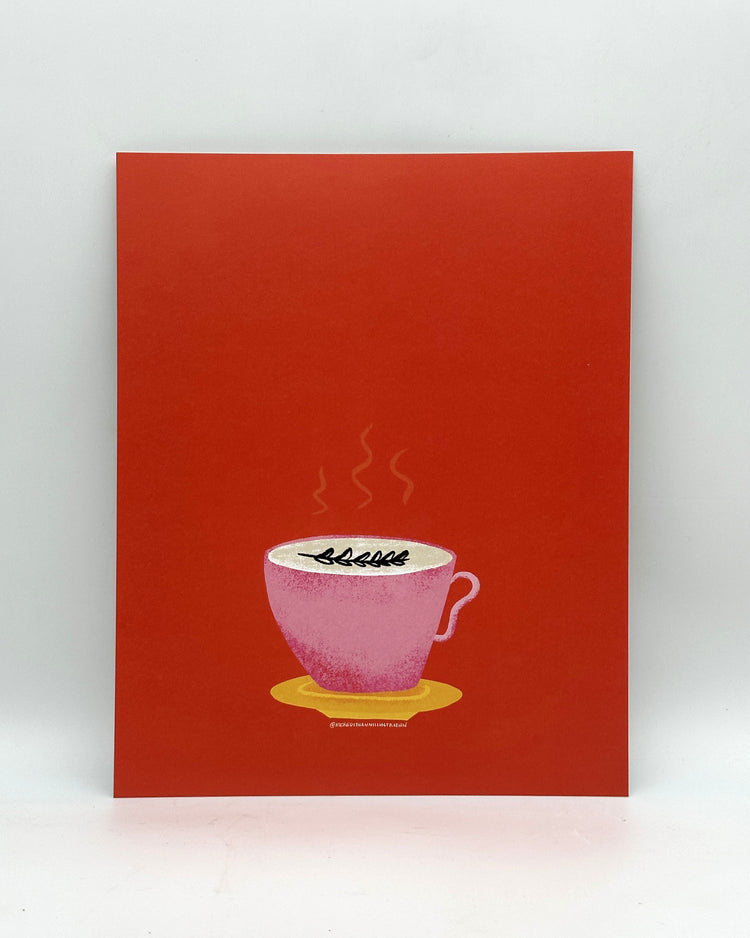 Latte Art Print (8x10)