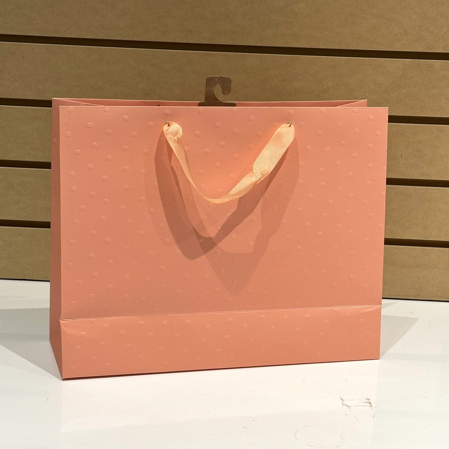 Medium Coral Gift Bag