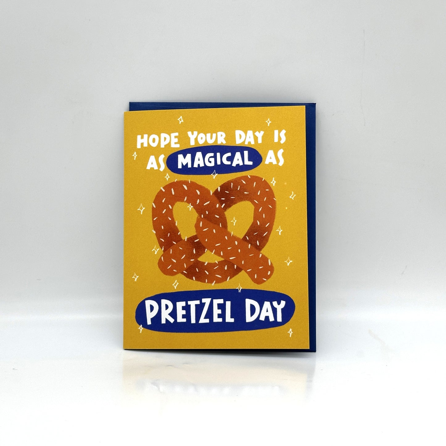 Pretzel Day Card