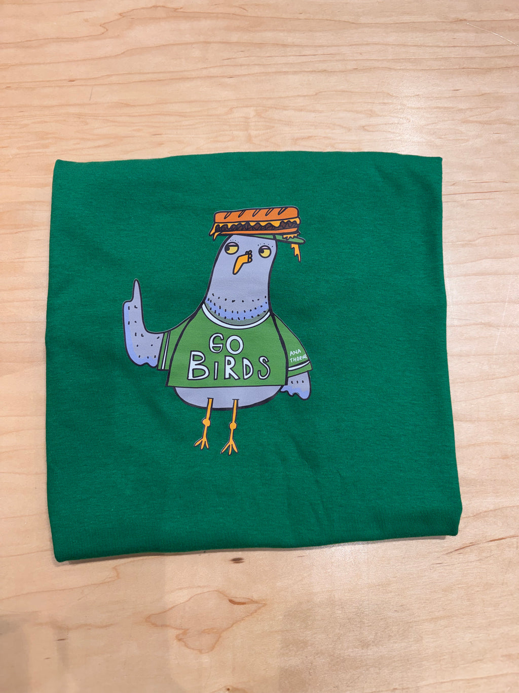 Cheesesteak Go Birds Adult T-shirt