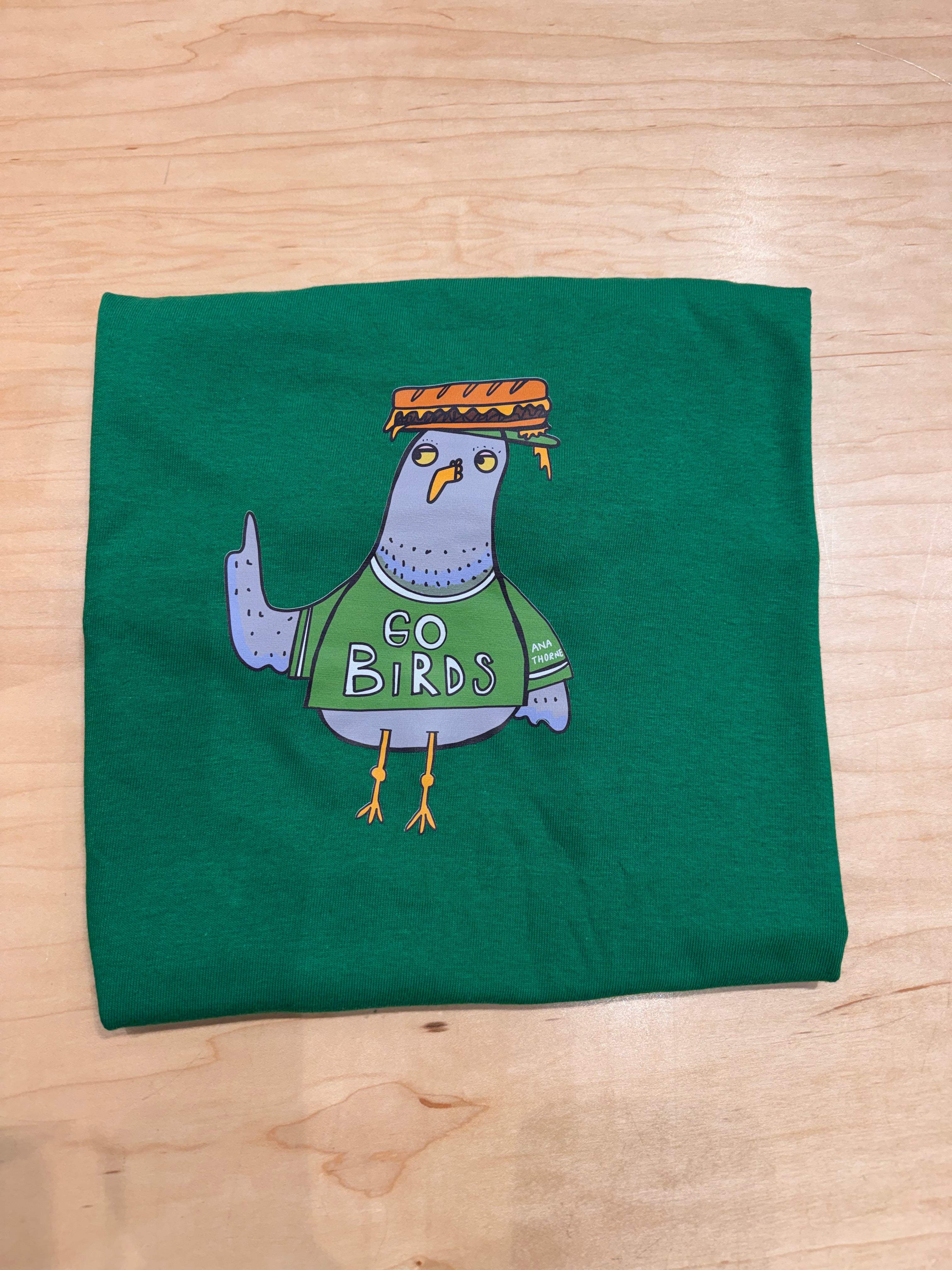 Cheesesteak Go Birds Adult T-shirt