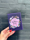 Mother's Day Card in Floral Purple