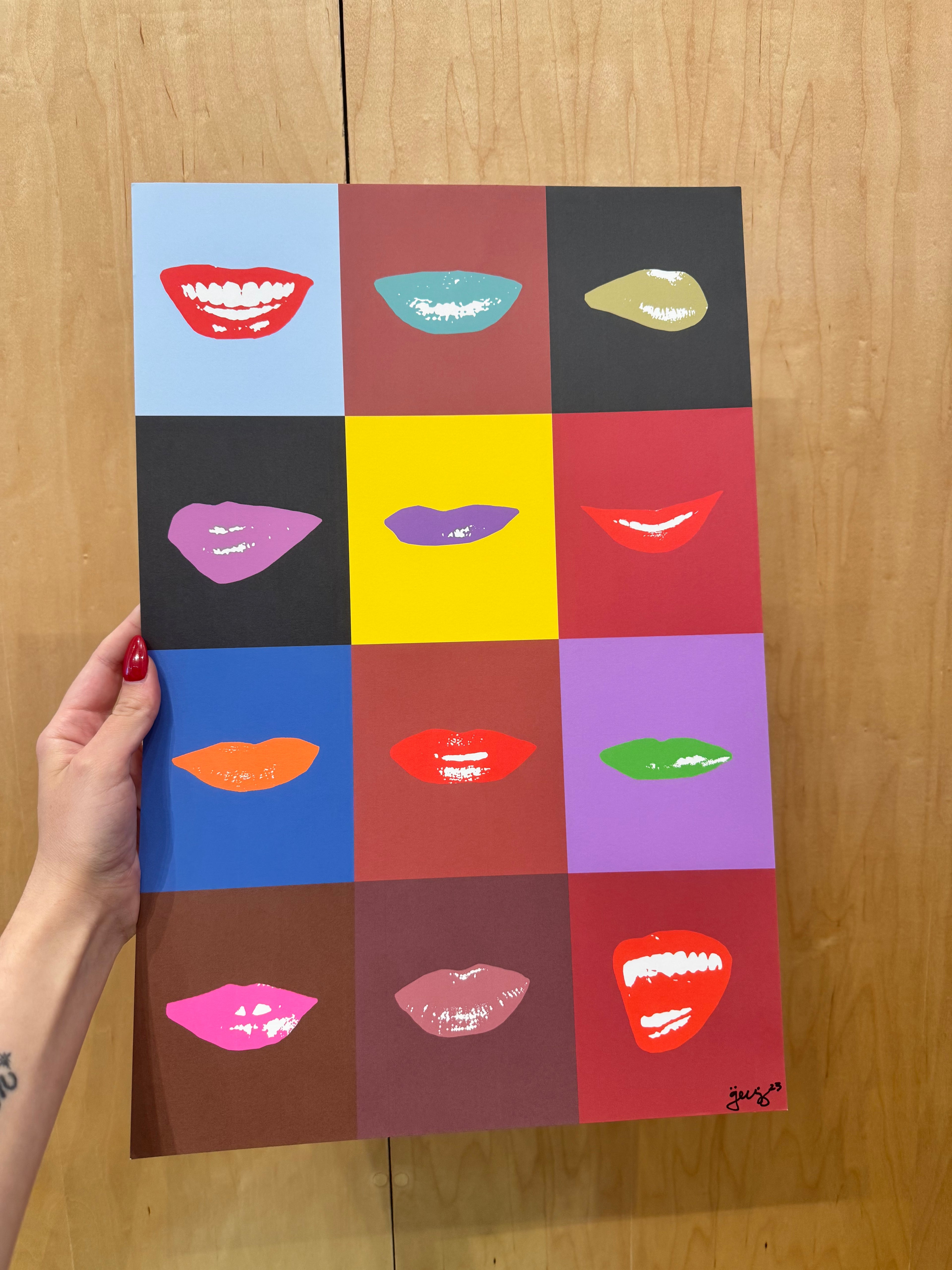 Famous Lips (12x18)