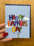 Happy Father's Day Balloon Card