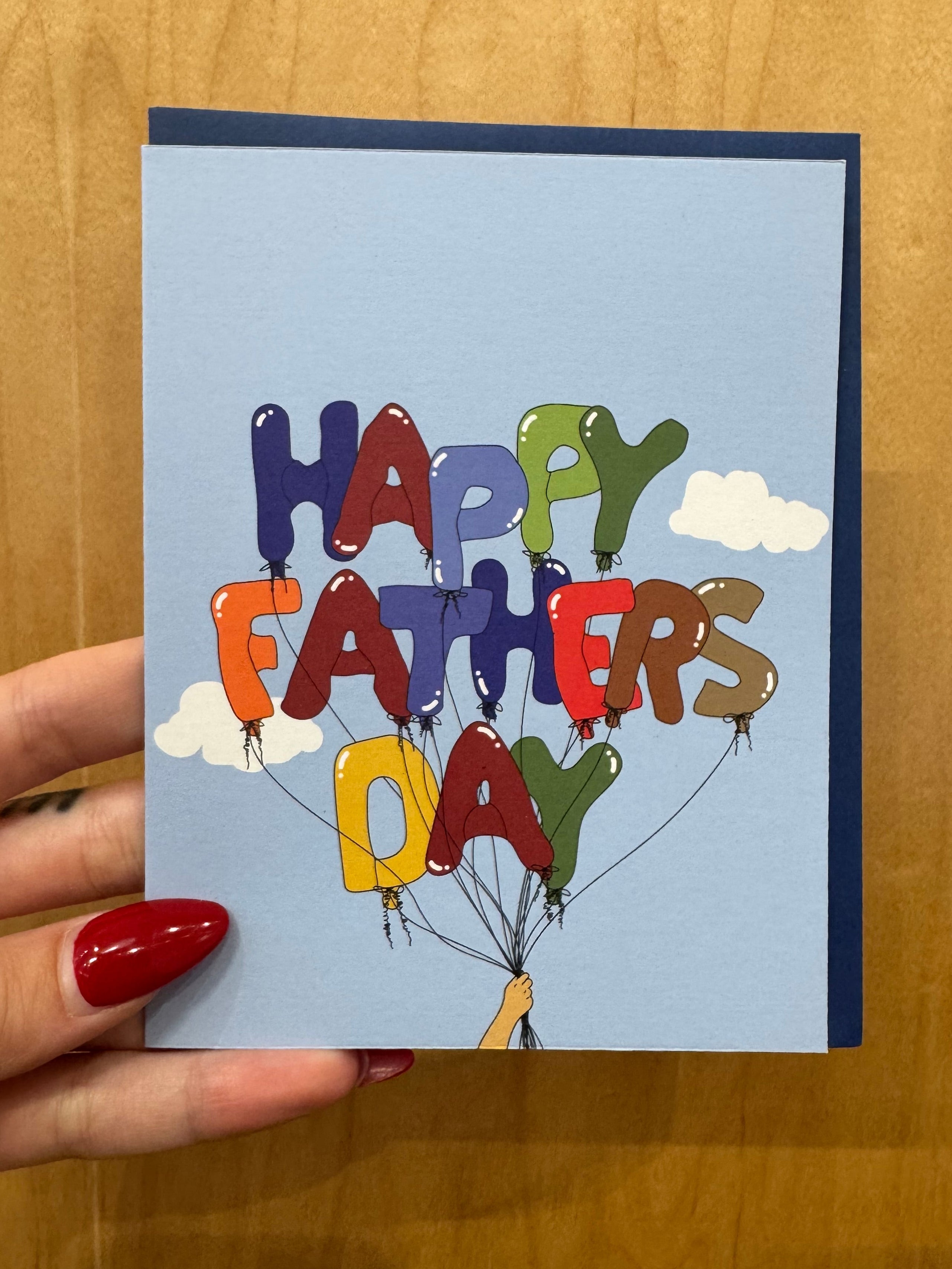Happy Father's Day Balloon Card