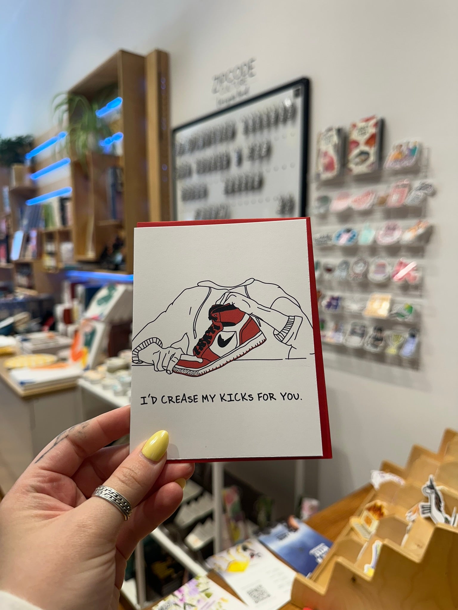 Crease My Kicks Card