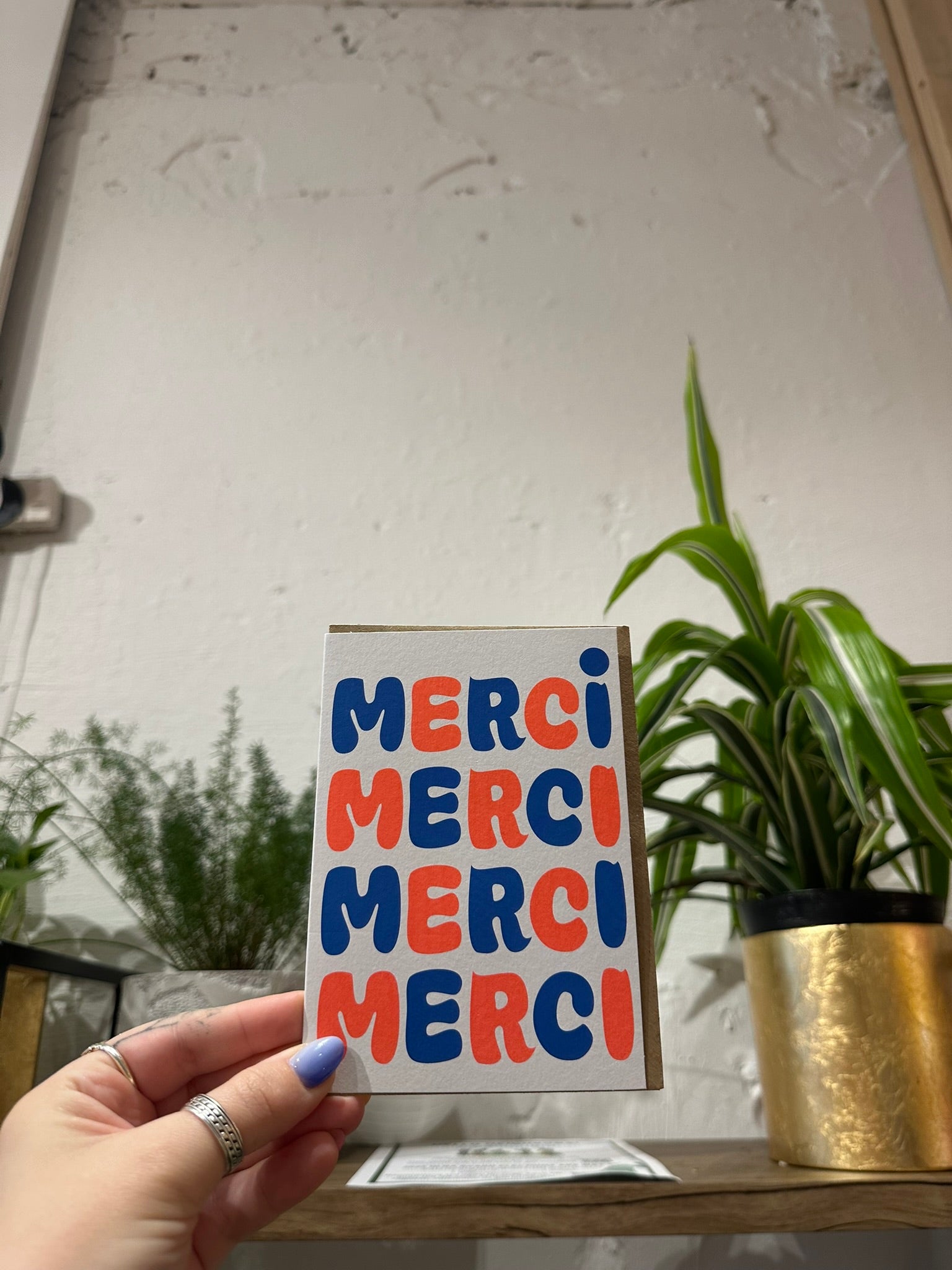 Merci Merci Merci Card