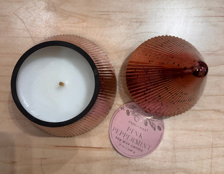 Pink Christmas Tree Candle