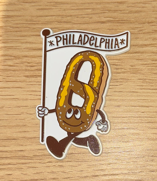 Marching Pretzel Magnet